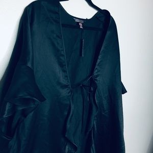 NWT Silk Victoria Secret Black Robe